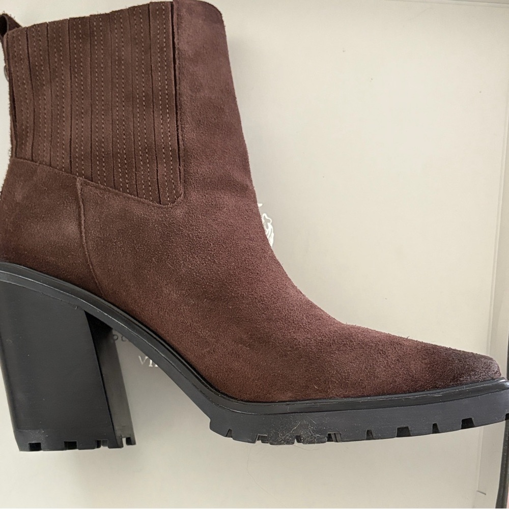 Vince Camato Brown Suede Women's Boots
